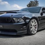 Ford Mustang S197 mit Corspeed Deville silver brushed Felgen